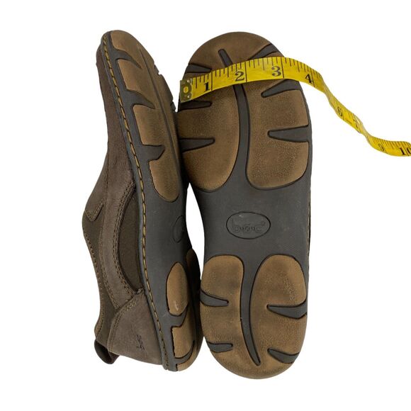 B.O.C by Born Concept Sneakers Mens 7M Brown Leather Comfort Round Toe Slip On - Picture 6 of 11